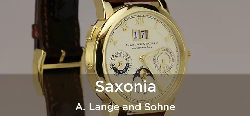  Saxonia A. Lange and Sohne
